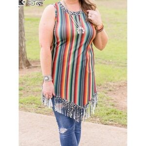 Crazy Train Serape Soul Tunic